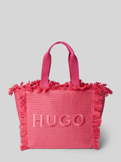 HUGO Handtasche mit Fransen Modell 'Becky' Pink 2