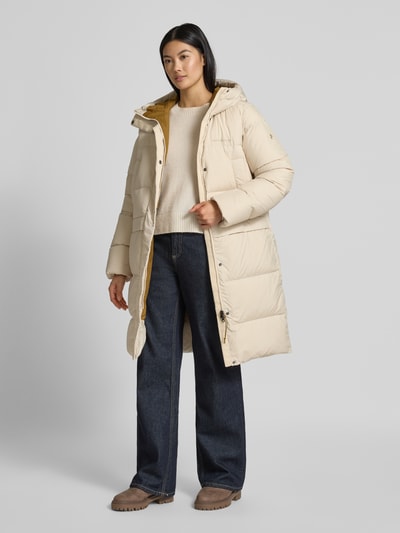 PEAK PERFORMANCE Regular fit gewatteerde lange jas met vulling van eendendons, model 'Quiver' Beige - 1