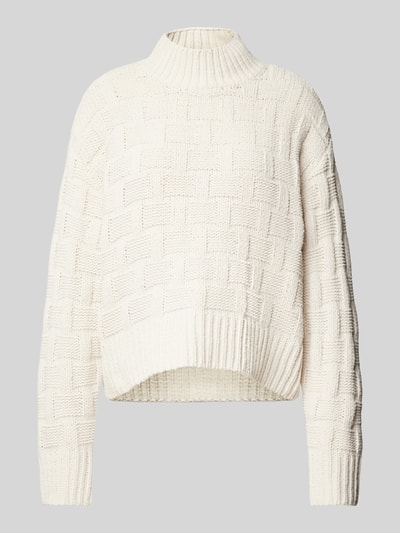 Vero Moda Pullover met opstaande kraag, model 'ISA' Ecru - 2