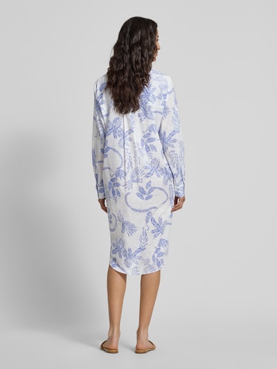 Christian Berg Woman Hemdblusenkleid mit Umlegekragen Blau 5