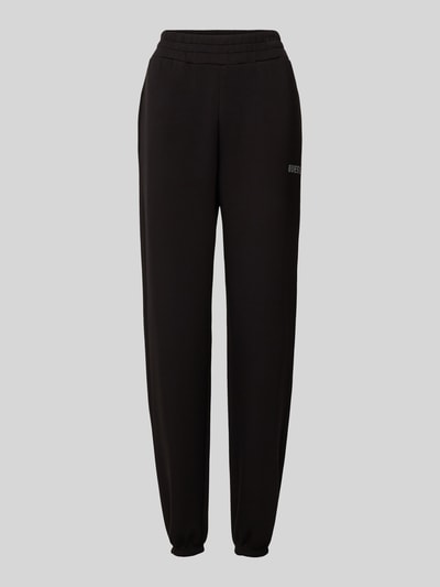 Guess Activewear Tapered fit sweatpants met labelprint, model 'CECILIA' Zwart - 2