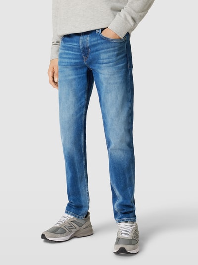 Marc O'Polo Shaped fit jeans met stretch, model 'Sjöbo' Blauw - 4