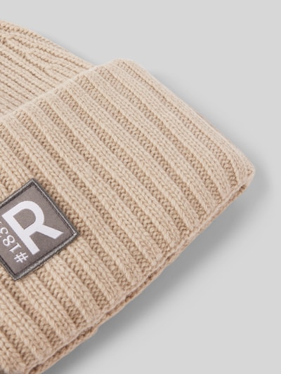 Roeckl Beanie mit Label-Badge Beige 2