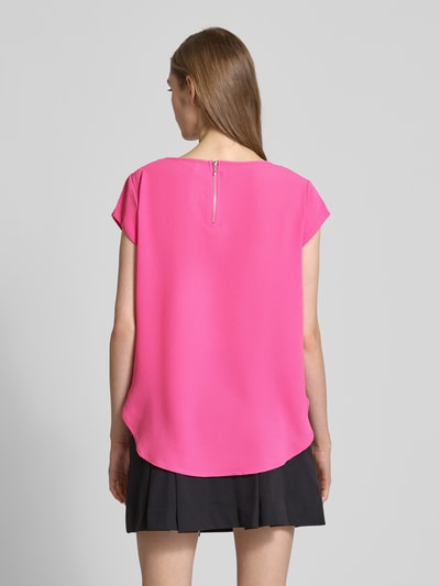 Only Regular fit blouseshirt met ritssluiting, model 'VIC' Felroze - 5