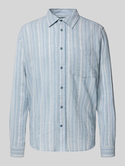 Armedangels Relaxed Fit Freizeithemd aus Baumwoll-Viskose-Mix Hellblau 2