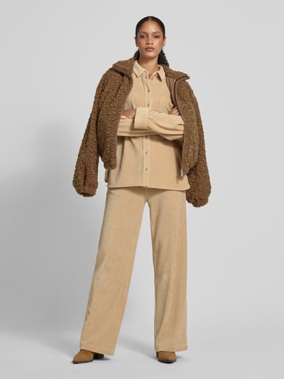 JAKE*S STUDIO WOMAN Corduroy broek met elastische band Camel - 1