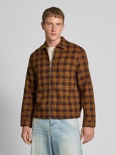 REVIEW Regular fit vrijetijdsoverhemd met ritssluiting Beige - 4