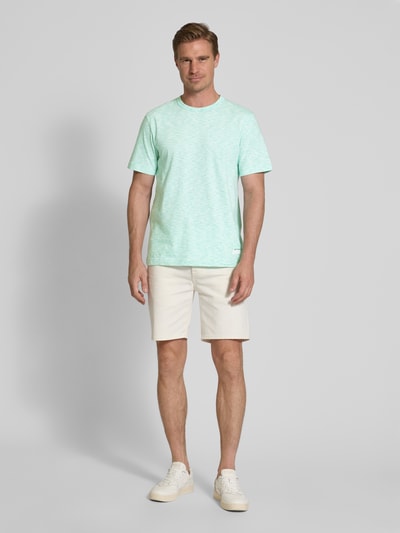 Tom Tailor Regular fit T-shirt van puur katoen Lichtturquoise - 1