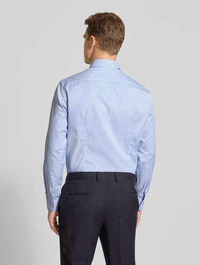 Jake*s Koszula biznesowa o kroju regular fit z kołnierzykiem typu button down Błękitny 5