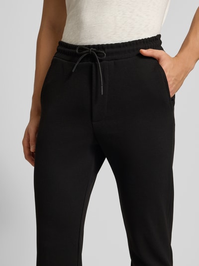 Only & Sons Regular fit stoffen broek met tunnelkoord, model 'NEWKODYL LIFE LINUS' Zwart - 3