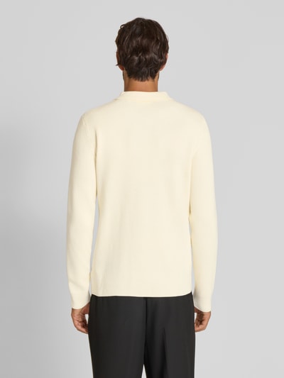Lindbergh Relaxed fit pullover met structuurmotief Offwhite - 5