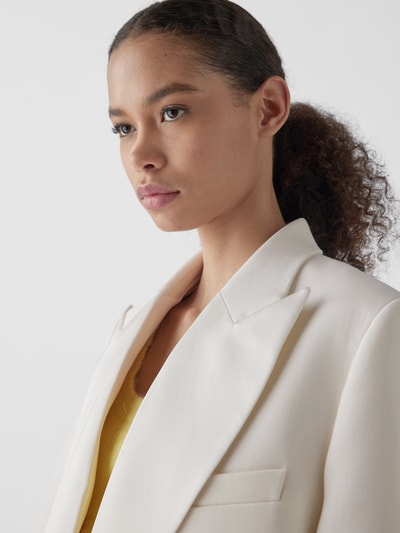 Magda Butrym Blazer mit Reverskragen Weiß 3