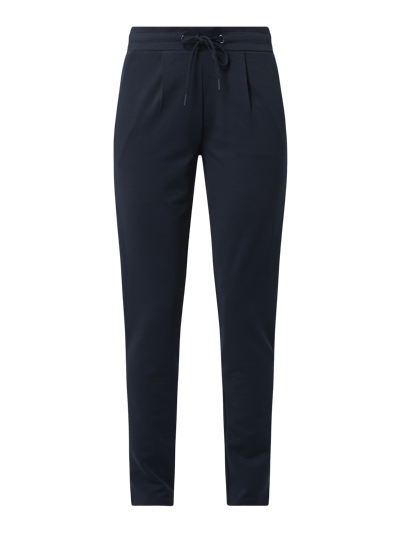 ICHI Bundfaltenhose mit Stretch-Anteil Modell 'Kate' Marine 2