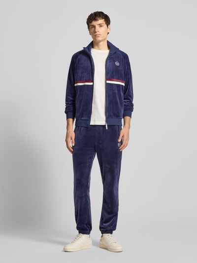 SERGIO TACCHINI Sweatjacke mit Stehkragen Modell 'DALLAS' Marine 1