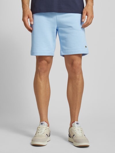 Lacoste Sweatshorts mit elastischem Bund Hellblau 4