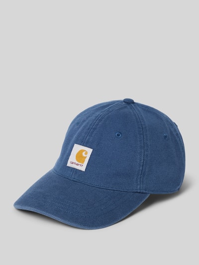 Carhartt Work In Progress Baseballpet van puur katoen, model 'Icon' Marineblauw - 1