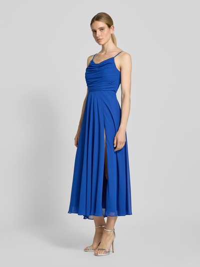 Jake*s Cocktail Cocktailkleid mit Wasserfall-Ausschnitt Royal 1