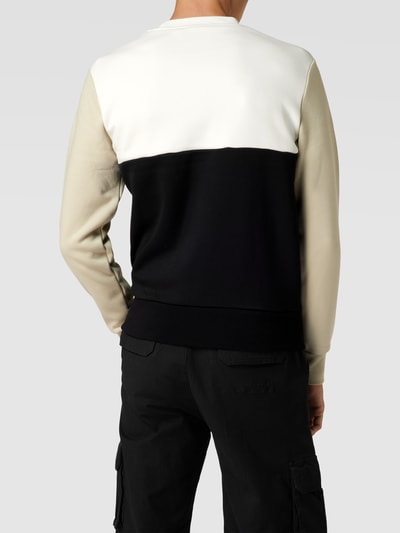Fred Perry Sweatshirt im Colour-Blocking-Design Sand 5