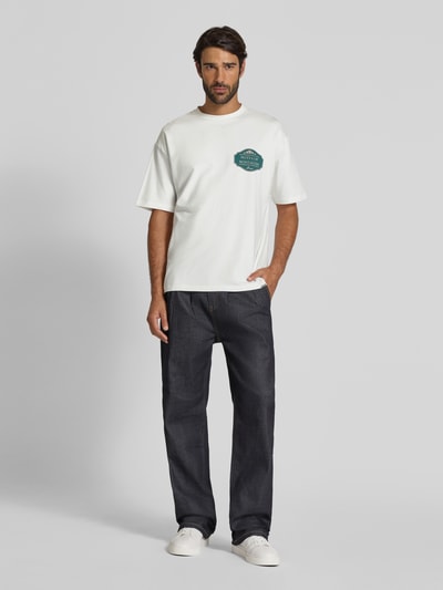 Don´t Waste Culture T-Shirt mit Motiv-Print Modell 'Xandor' Offwhite 1