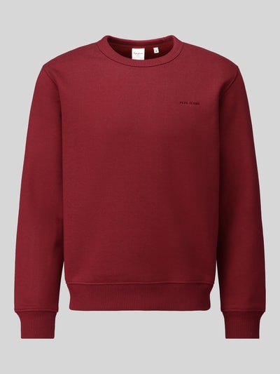Pepe Jeans Regular Fit Sweatshirt Modell 'Jefferson' Bordeaux 2