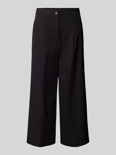 Luisa Cerano Culotte met persplooien in effen design Zwart - 2