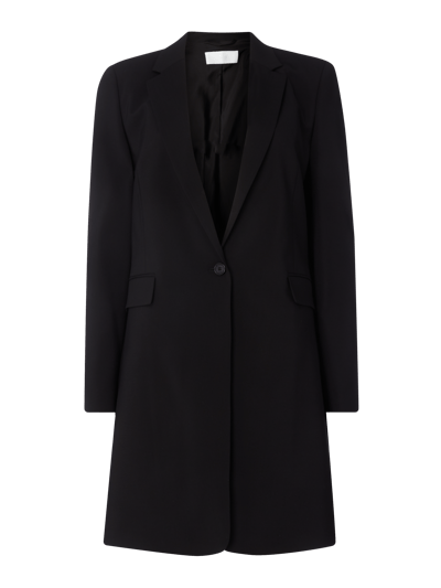 BOSS Longblazer aus Schurwoll-Elasthan-Mix Black 1