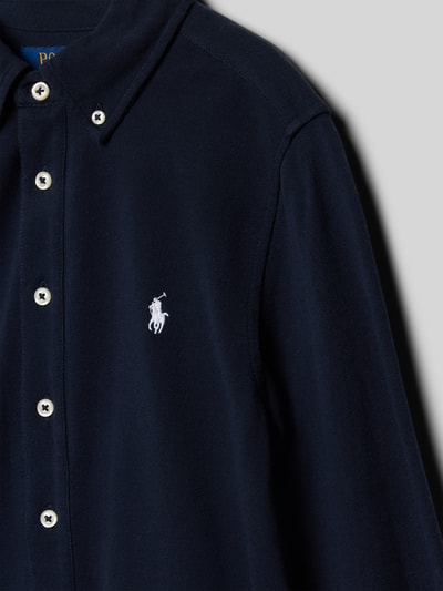 Polo Ralph Lauren Teens Vrijetijdsoverhemd met button-downkraag Donkerblauw - 2