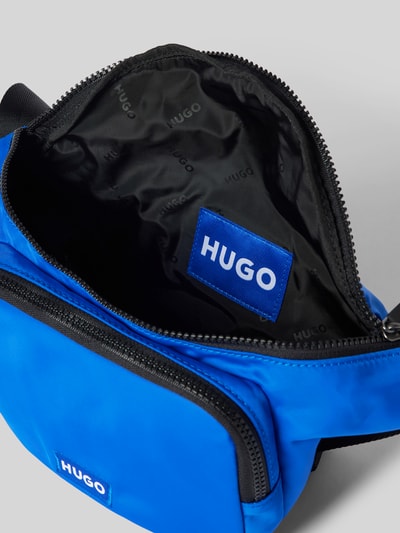 Hugo Blue Bauchtasche mit Label-Detail Modell 'Vytal' Blau 4