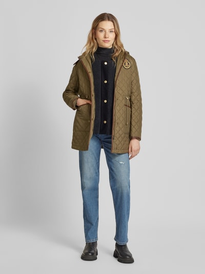 Lauren Ralph Lauren Steppjacke mit Label-Patch Oliv 1