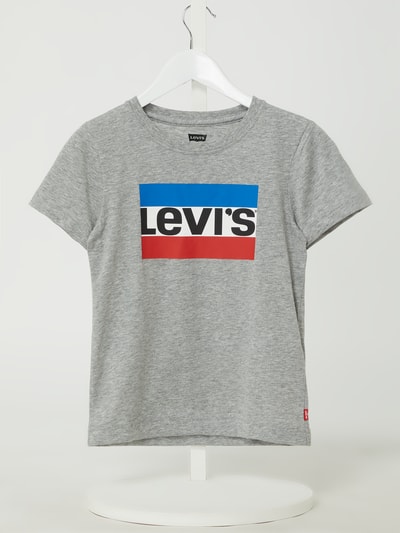 Levi’s® Kids T-Shirt mit Logo Hellgrau Melange 1