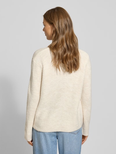 More & More Strickpullover mit Rundhalsausschnitt Offwhite 5