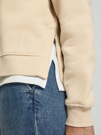 Weekend Max Mara Regular fit sweatshirt van katoenmix, model 'GERBA' Beige - 3