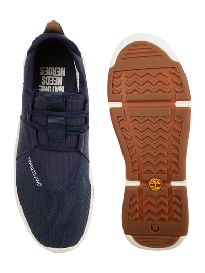 Timberland Sneakers van textiel, model 'Earth Rally' Donkerblauw - 4