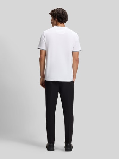 BOSS Green Regular Fit T-Shirt aus Baumwoll-Mix Modell 'TAUL' Weiss 5