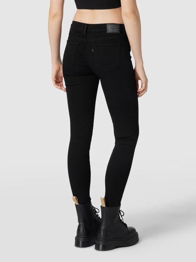 Levi's® Skinny fit jeans met labelpatch Zwart - 5