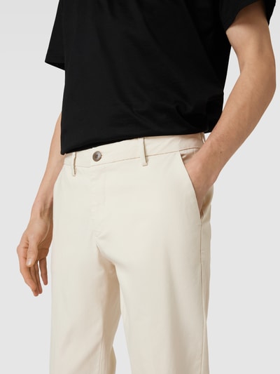 Casual Friday Hose mit Label-Detail Modell 'Philip 2.0' Offwhite 3