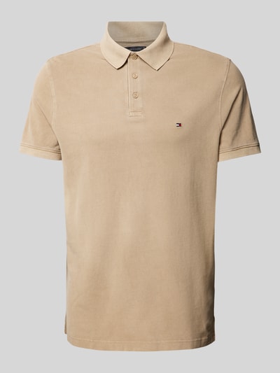 Tommy Hilfiger Regular Fit Poloshirt mit Polokragen Beige 2