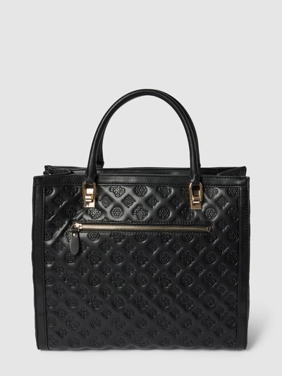 Guess Tote Bag in Leder-Optik Modell 'ABEY' Schwarz 5