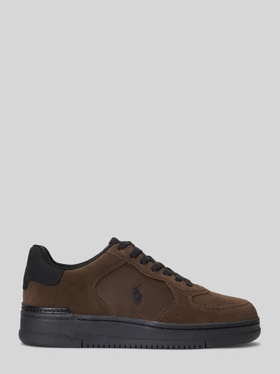 Polo Ralph Lauren Sneakersy z naturalnej skóry welurowej model 'MASTERS' Ciemnobrązowy 2