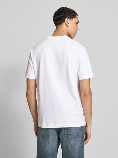 Marc O'Polo DENIM T-shirt o kroju oversized z czystej Bawełny Biały 5
