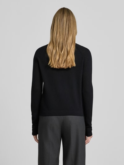 Christian Berg Woman Selection Kurtka z dzianiny z wełny z okrągłym dekoltem Czarny 5