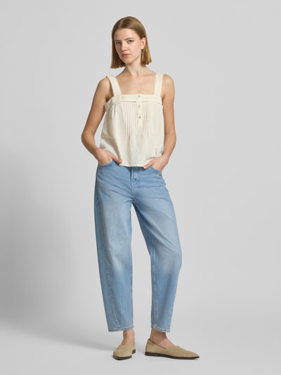 GANG Barrel Fit Jeans mit Label-Detail Modell 'Blake' Blau 1