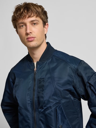 G-Star Raw Bomberjacke mit Reißverschluss Dunkelblau 3
