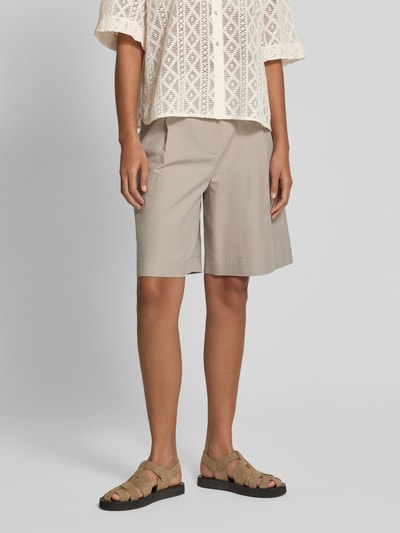 Jake*s Collection Bermudas mit Paspeltaschen am Gesäß Kitt 4