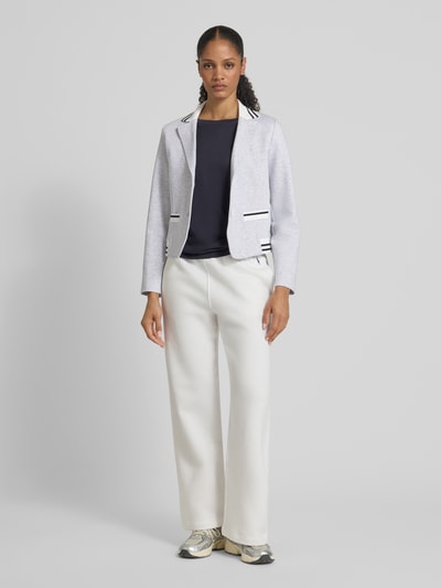 Marc Cain Blazer mit Reverskragen Hellgrau Melange 1