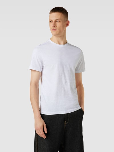 Michael Kors T-Shirt mit Allover-Muster Modell 'SIG' Weiss 4