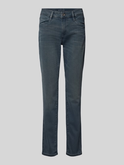 Tom Tailor Skinny Fit Jeans aus Baumwoll-Mix Modell 'ALEXA' Mittelgrau 1