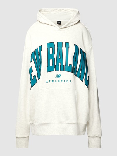 New Balance Hoodie in gemêleerde look, model 'Athletics Warped Class' Middengrijs gemêleerd - 2