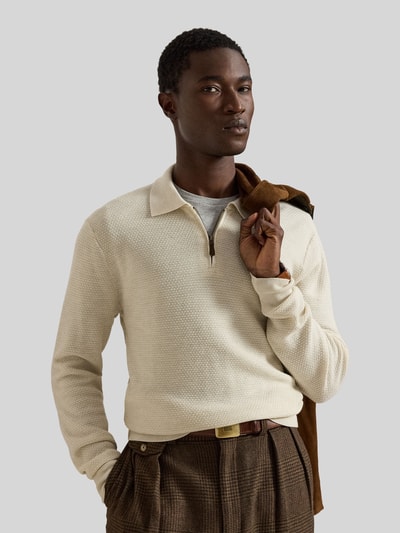 Polo Ralph Lauren Pullover aus Wolle mit Troyerkragen Sand 6