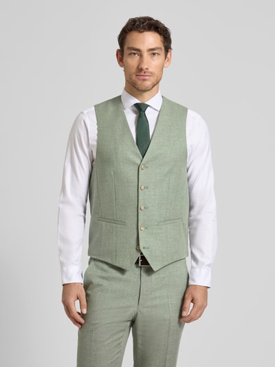 DIGEL Regular Fit Weste mit Viskose-Anteil Modell 'Edgar' Gruen 4